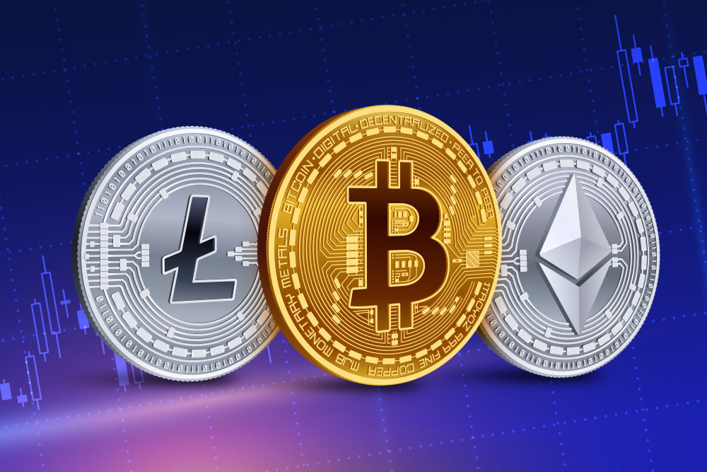 Bitcoin, Cryptocurrency, Ethereum, Dogecoin