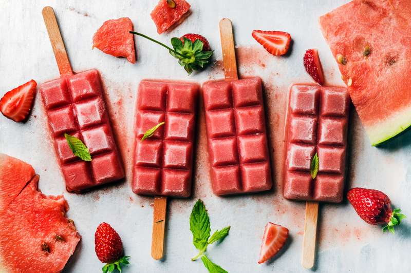 Snacks an heißen Tagen